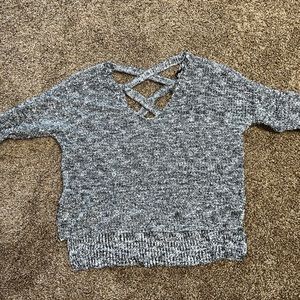 Express Knit Cross-back Sweater | Small | Worn twice